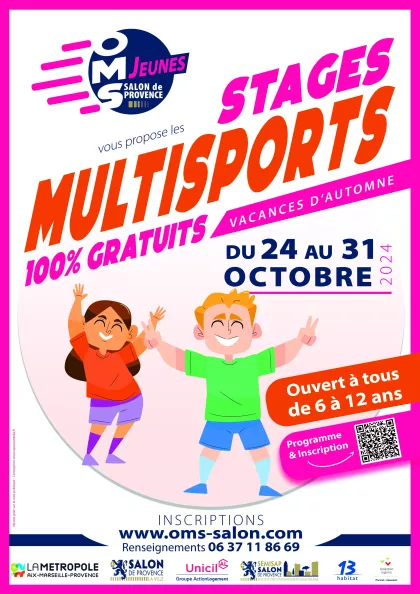 Stage 100 % gratuit des vacances de Toussaint 2024 Stage 100 % gratuit des vacances de Toussaint 2024