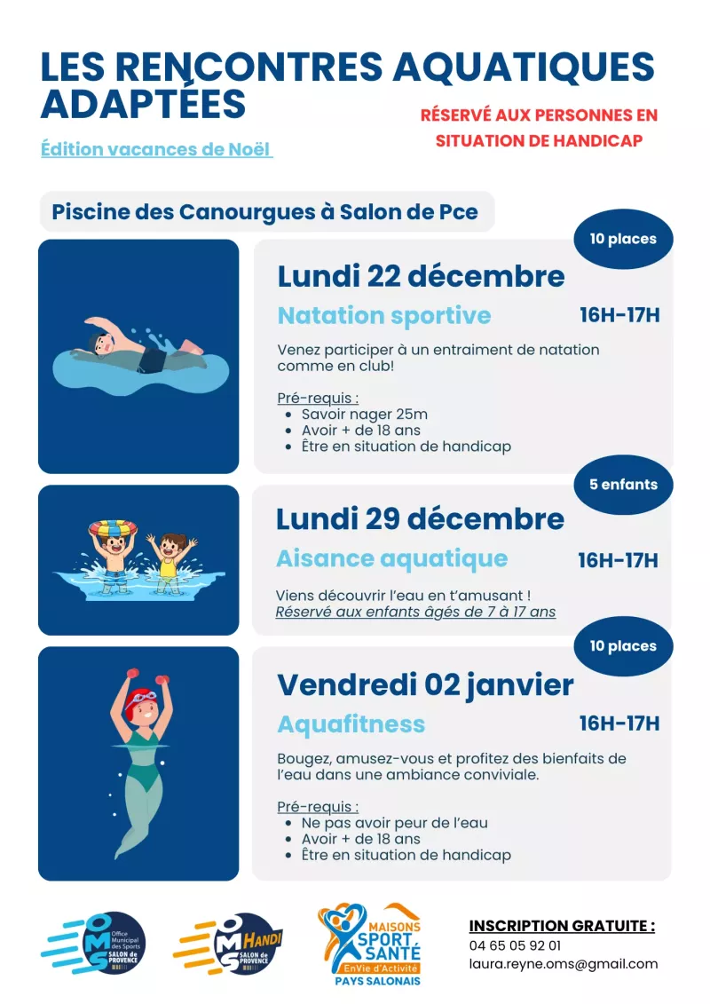 Les rencontres aquatiques adaptées