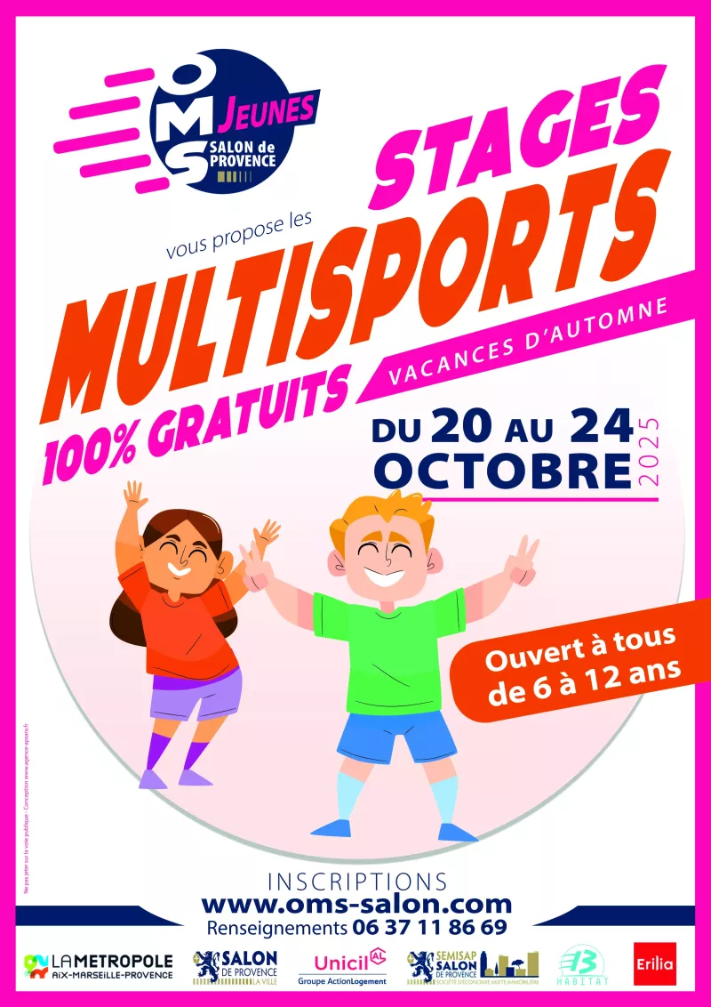 Stage 100 % gratuit des vacances de Toussaint 2025 Stage 100 % gratuit des vacances de Toussaint 2025