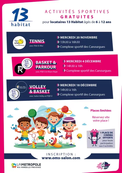 Du sport pour les locataires de 13habitat