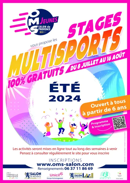 Stage 100 % gratuit des vacances d'été 2024